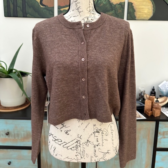 Wilfred Cropped Cardigan - Picture 1 of 6